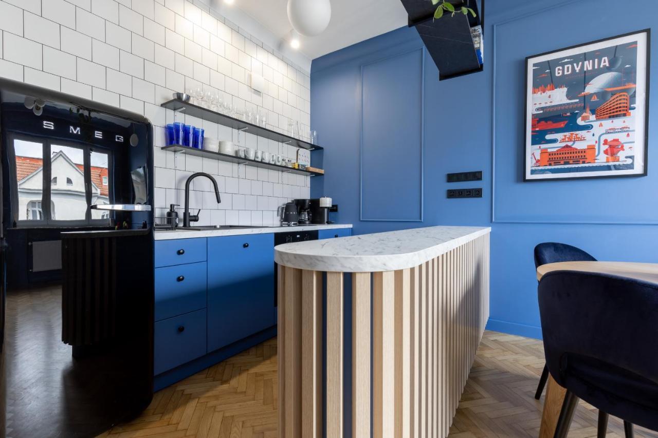 Blue Door Apartment, Swietojanska, Srodmiescie Gdynia Dış mekan fotoğraf